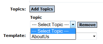 Choosing a topic
