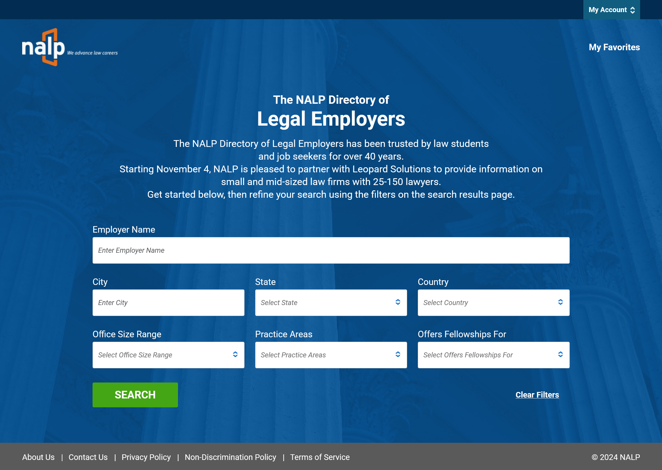 NALP Directory of Legal Employers