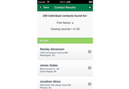 CropLife America Mobile App contact search results